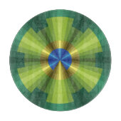 Pfauenglättung Schneidebrett (Vorderseite)