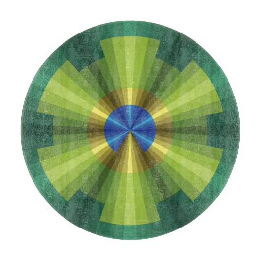 Pfauenglättung Schneidebrett (Vorderseite)