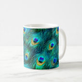 Pfauenglorie Kaffeetasse (VorderseiteRechts)