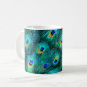 Pfauenglorie Kaffeetasse (Vorderseite Links)