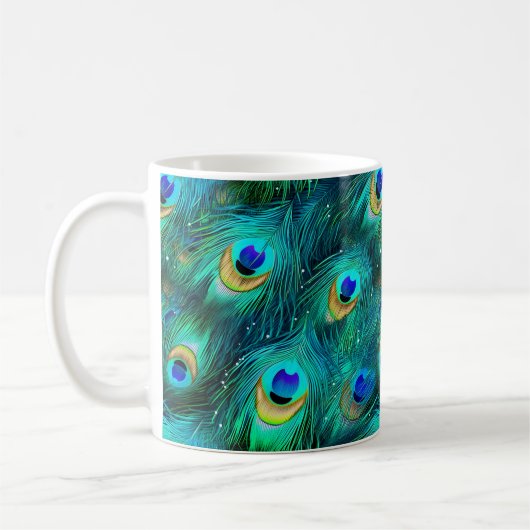 Pfauenglorie Kaffeetasse (Links)