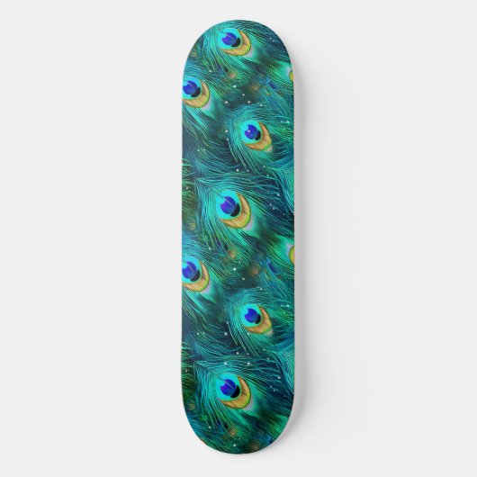 Pfauenglorie Skateboard (Vorderseite)