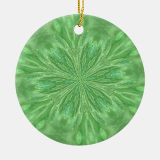 Pfauengrüne Ornament (Vorne)
