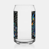 Pfauenhalle Pastel Bird Personalisiert Dosenglas (Rechts)