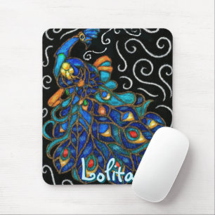 Pfauenhalle Pastel Bird Personalisiert Mousepad