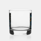 Pfauenhalle Pastel Bird Personalisiert Whiskyglas (Links)