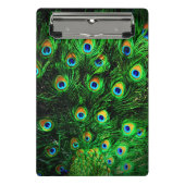 Pfauenheft Mini Klemmbrett (Vorderseite)