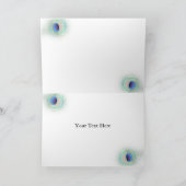 Pfauenhochzeit Danke (Innenseite)