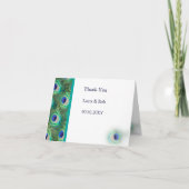 Pfauenhochzeit Danke (Vorderseite)