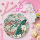 Pfauenhochzeiten liefern Papierfräsen-Teller Pappteller (Party)