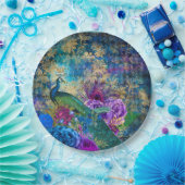 Pfauenhochzeiten liefern Papierfräsen-Teller Pappteller (Party)