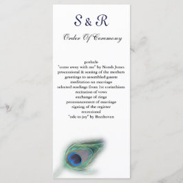 Pfauenhochzeitsprogramm Programm