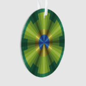 PfauenIllusion Akryllische Ornamente (Vorderseite)