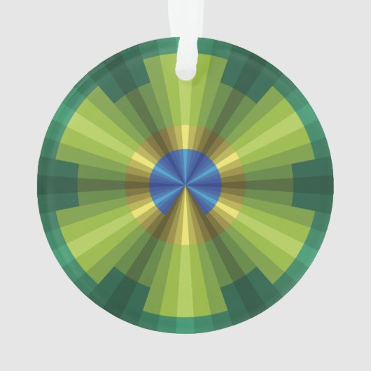 PfauenIllusion Akryllische Ornamente (Rückseite)