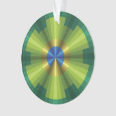 PfauenIllusion Akryllische Ornamente (Vorderseite)