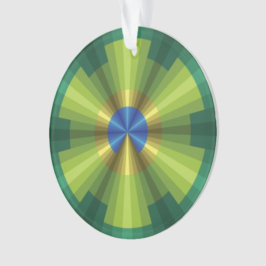 PfauenIllusion Akryllische Ornamente (Vorderseite)