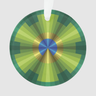 PfauenIllusion Akryllische Ornamente