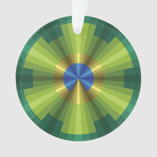 PfauenIllusion Akryllische Ornamente (Vorderseite)