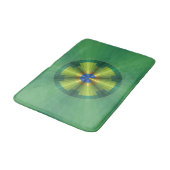 Pfauenillusion Bath Mat Badematte (Schrägansicht)