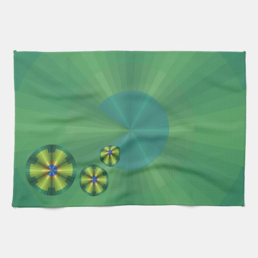 PfauenIllusion Handtuch (Horizontal)