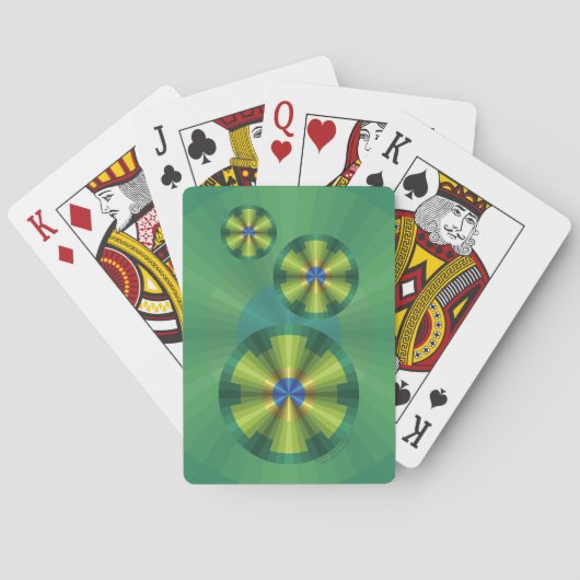 PfauenIllusion Klassische Spielkarten (Rückseite)