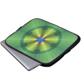 PfauenIllusion Laptop-Fall Laptopschutzhülle (Vorne Knopf)