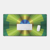 PfauenIllusion Schreibtischunterlage (Tastatur & Maus)