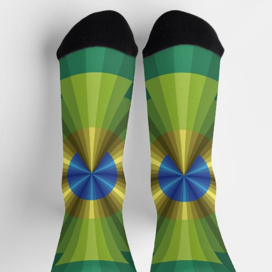 PfauenIllusion Socken (Oben)