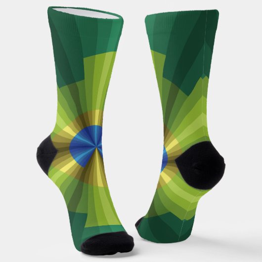 PfauenIllusion Socken (Gewinkelt)