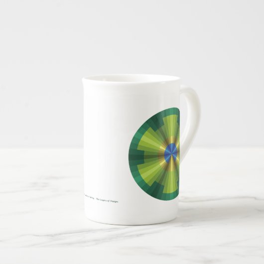 PfauenIllusion Spezielle Tasse (Vorderseite Rechts)