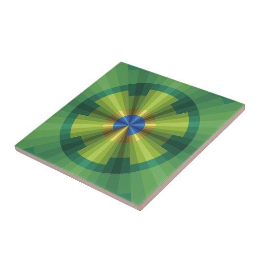 Pfauenillusion Tile Fliese (Seite)