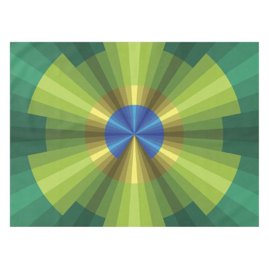 PfauenIllusion Tischdecke (Vorderseite (Horizontal))