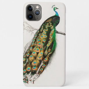 Pfauenillustration Vintage-Kunstposterdruck Case-Mate iPhone Hülle