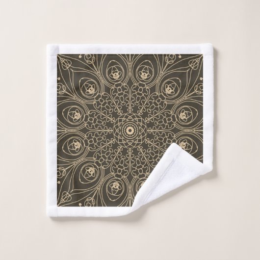 PfauenInspiration Badhandtuch Set (Waschlappen)