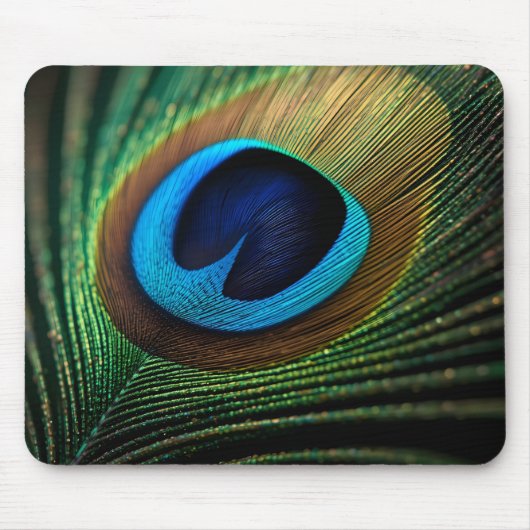 Pfauenjuwel Mousepad (Vorne)