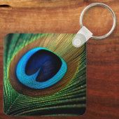 Pfauenjuwel Schlüsselanhänger (Rückseite)