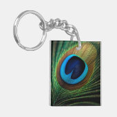 Pfauenjuwel Schlüsselanhänger (Vorderseite links)