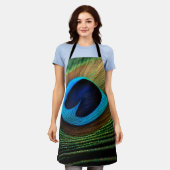 Pfauenjuwel Schürze (Getragen)