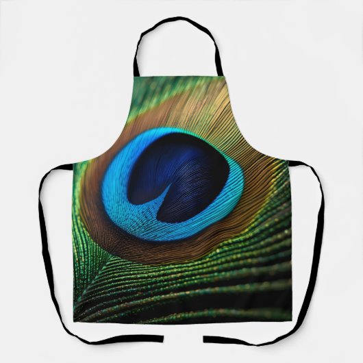 Pfauenjuwel Schürze (Vorderseite)