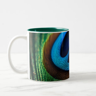 Pfauenjuwel Zweifarbige Tasse