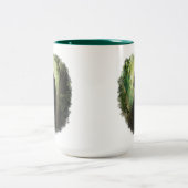 Pfauenkatze Zweifarbige Tasse (Mittel)