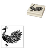 Pfauenkautschuk-Briefmarke Gummistempel (Stempel)