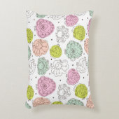 Pfauenklatsche Vintag Dekokissen (Vorderseite(Vertikal))