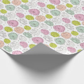 Pfauenklatsche Vintag Geschenkpapier (Ecke)