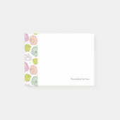 Pfauenklatsche Vintag Post-it Klebezettel (Vorderseite)