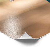 Pfauenkopf Fotodruck (Ecke)