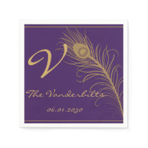 Pfauenkostüm in Gold und Lila Platin