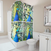 Pfauenkunst Duschvorhang (Beispiel)