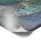 Pfauenkunst Fotodruck (Ecke)