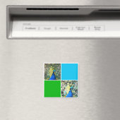 Pfauenkunst Magnet (In Situ (Geschirrspüler))